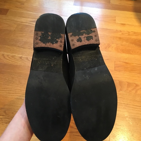 Coach Black Leather Riding Boots - Picture 10 of 14